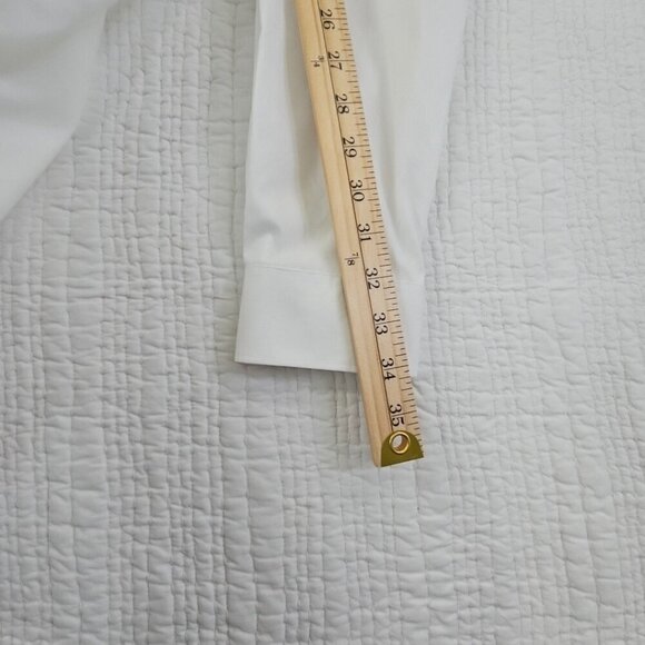 Calvin Klein Cool Tech Non Iron Shirt Men's M White Long Sleeve Button-Down EUC - Picture 13 of 15